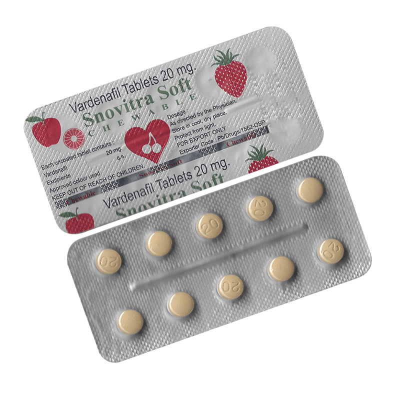Snovitra Soft Chewable 20mg Tablets