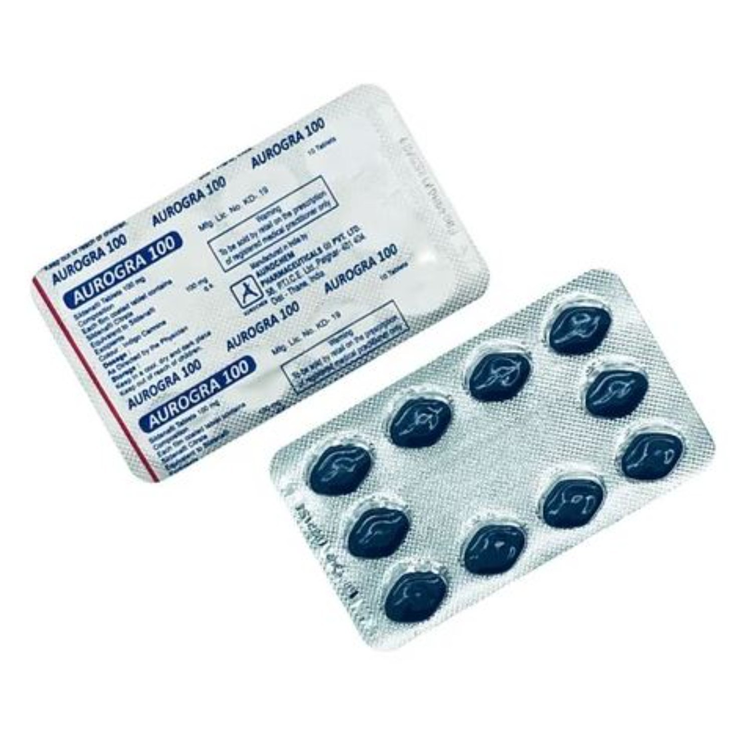 Aurogra 100mg - Sildenafil Tablets 1 Aurogra 100mg - Sildenafil Tablets
