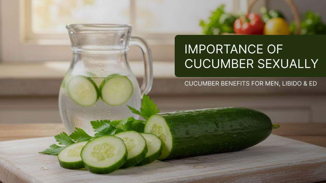 Importance of Cucumber Sexually: Cucumber Benefits for Men, Libido & ED