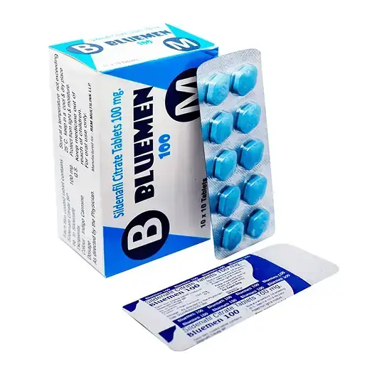 Bluemen 100 (Sildenafil 100mg) Tablets