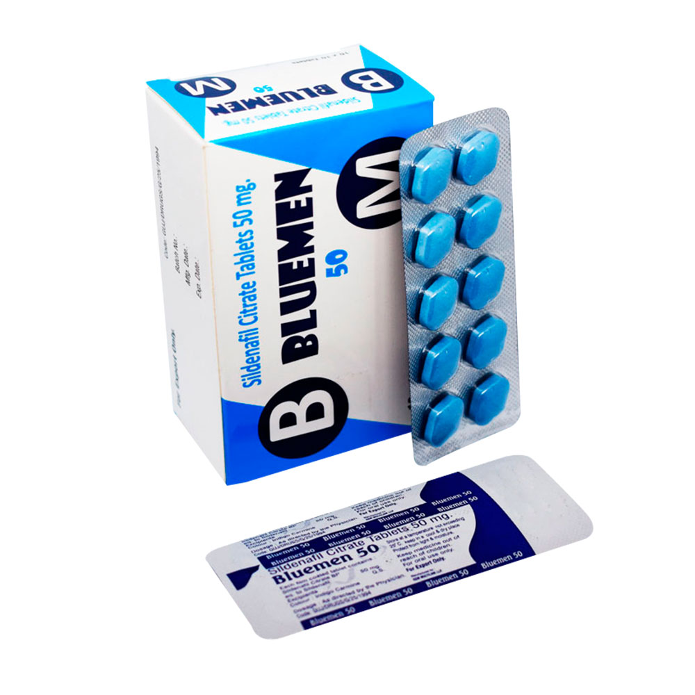 Bluemen 50mg (Sildenafil 50) Tablets