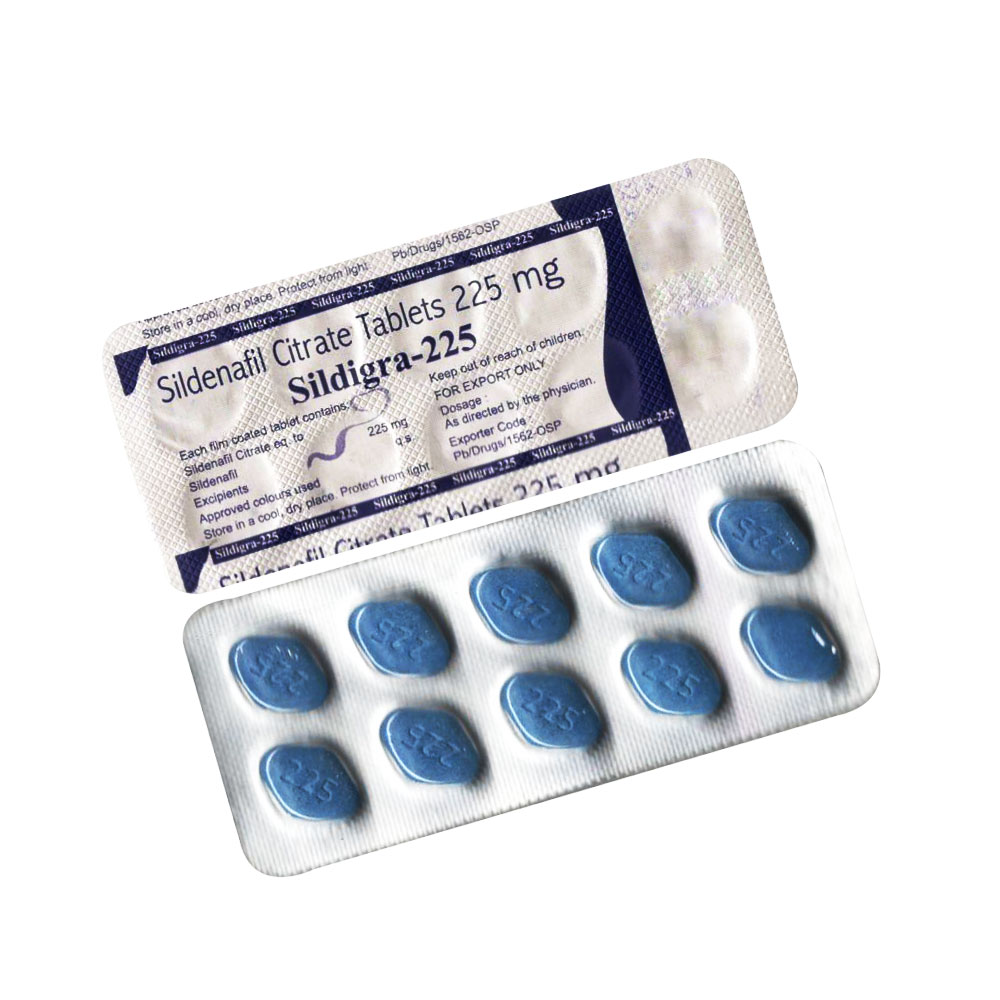 Sildigra 225 (Sildenafil 225mg) Tablets