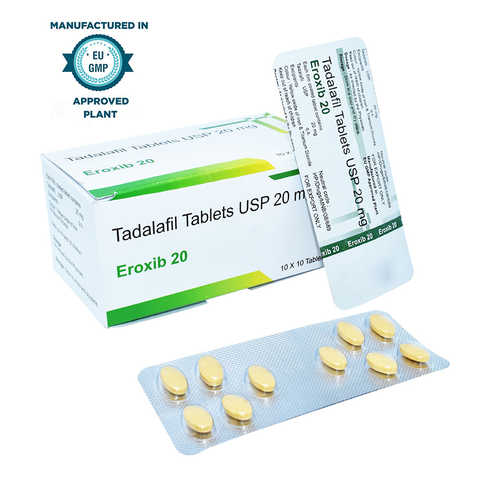 Eroxib 20 (Tadalafil 20mg) Tablets