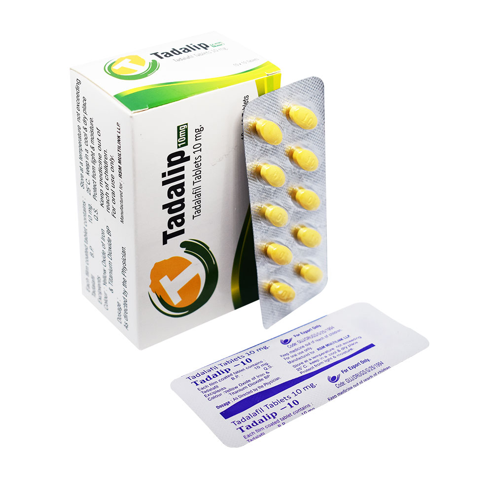Tadalip 10mg (Tadalafil 10) Tablets
